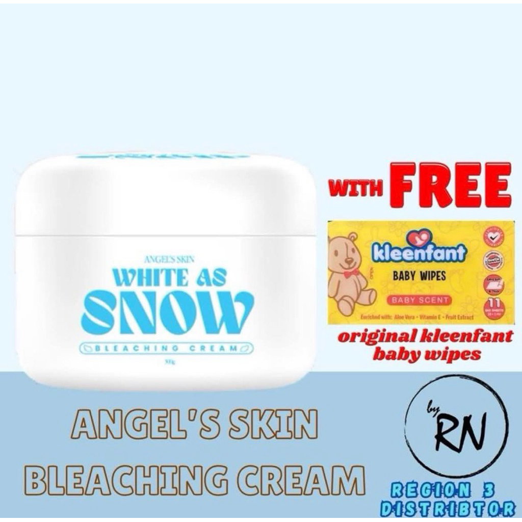 ANGEL’S SKIN BLEACHING CREAM (White as Snow) | w/ freebie | Shopee ...