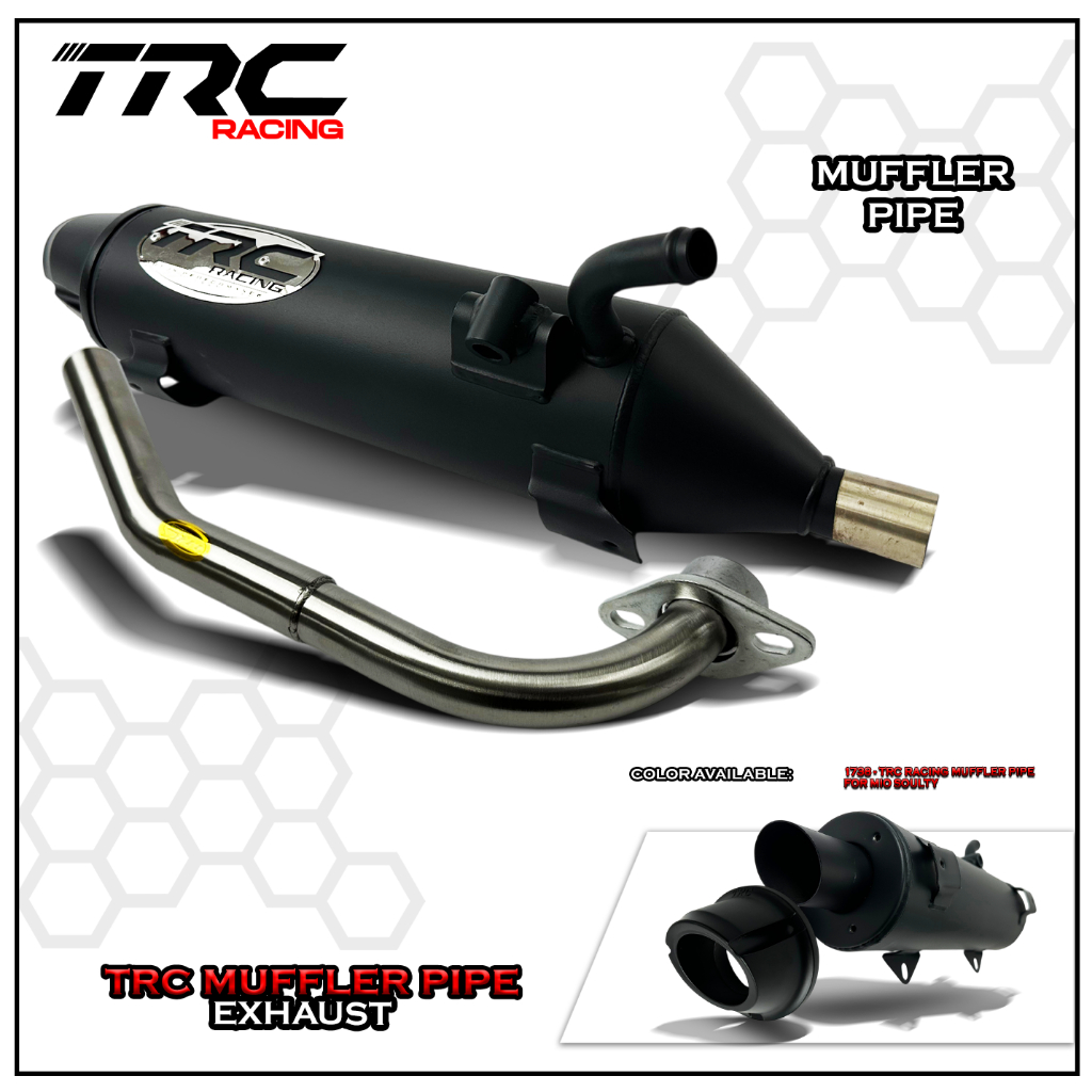 TRC RACING POWER PIPE MUFFLER EXHAUST for MIO SOULTY 1738 | Shopee ...