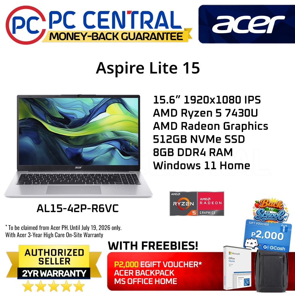 Acer Aspire Lite 15 AL15-42P-R6VC |15.6