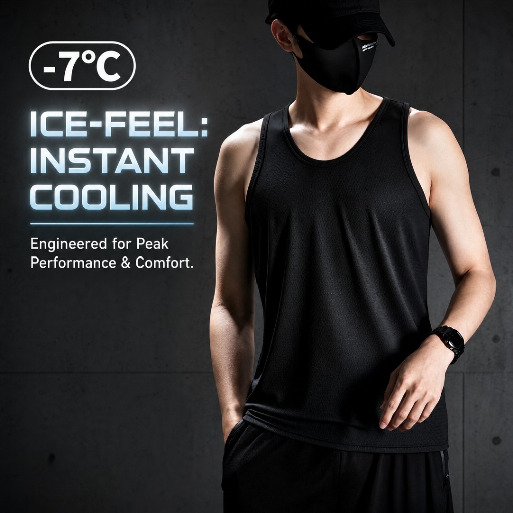 sando for men Basic Tank Top Sleeveless Sports Vest Breathable Quick ...