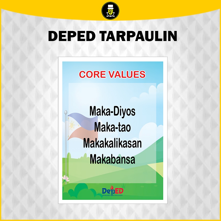 Deped Mission/Vision/Core Values Tarpaulin Poster 12oz MAKAPAL | Shopee ...
