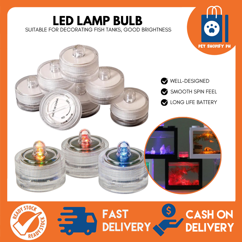 5pcs Multicolor LED Lamp Bulb for Betta Fish Tank Aquarium Light LED ...