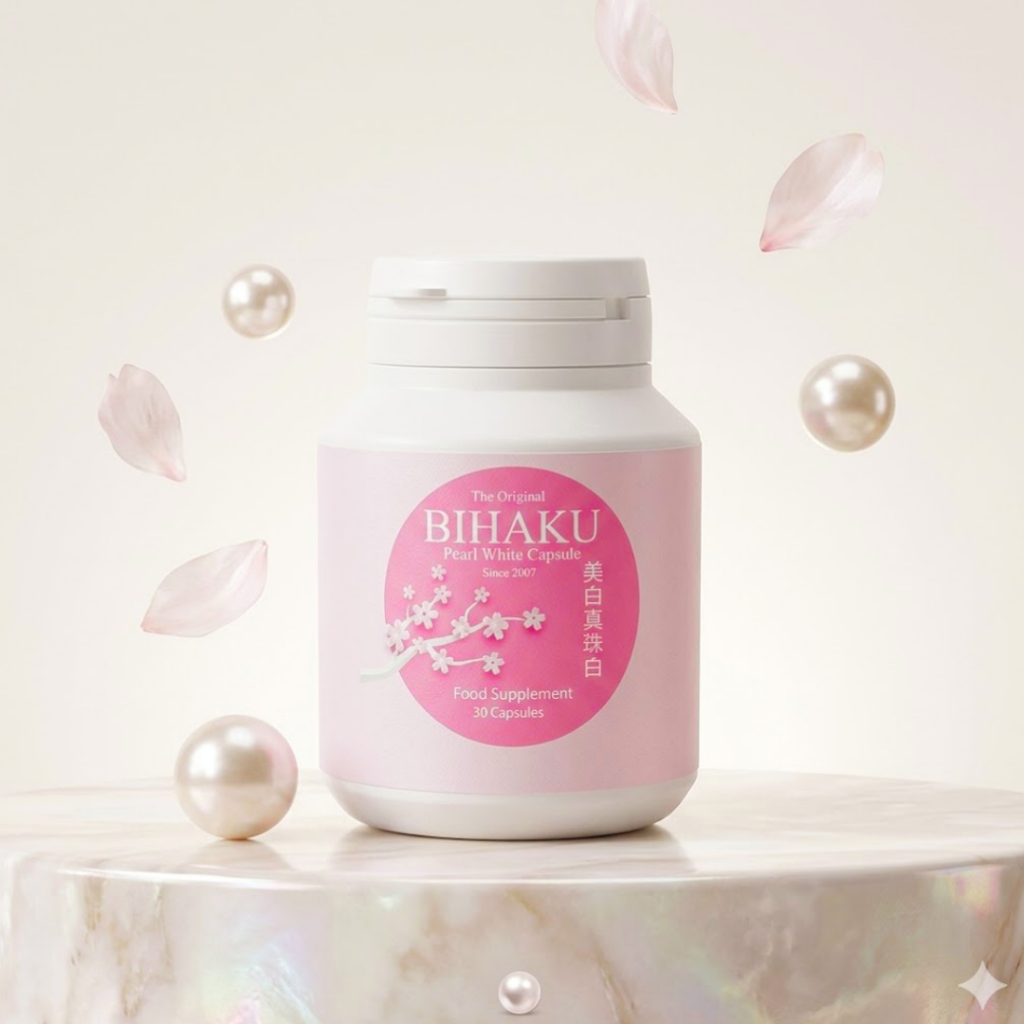 bihaku glutathione BIHAKU L-Glutathione + NAC + Pearl Powder + Collagen Food Supplement 500mg  x 60 Capsules