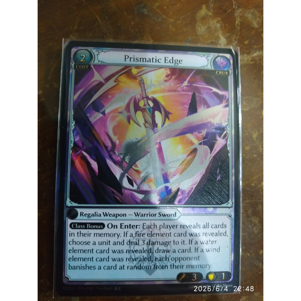Grand Archive Prismatic Edge Armaments Discord