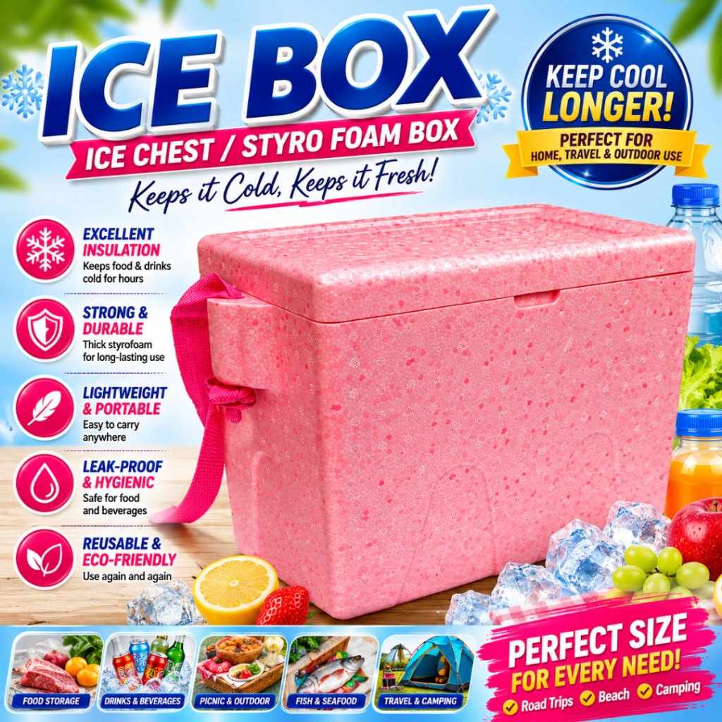 ICE BOX/ICE CHEST/ICE COOLER/STYRO FOAM BOX/STYRO BOX | Shopee Philippines