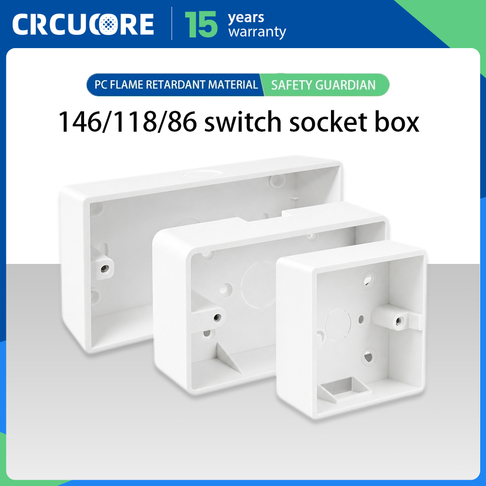 CIRCUCORE Surface Type Utility Box/PVC Utility Box,Universal Surface ...