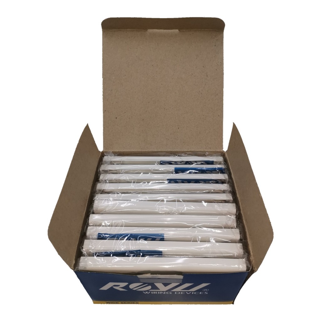 Royu 2 Gang Plate Cover Device Wide Series RWP2 10 Pcs per Order ...