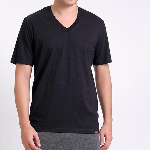 BUA0271 - BENCH/ Men's Deep V-Neck - Black | Shopee Philippines