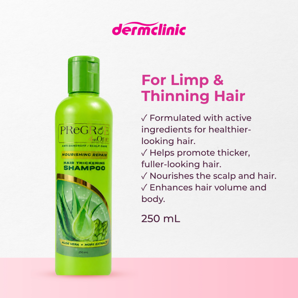 Pregroe 4inOne Hair Thickening Shampoo (250ml) | Shopee Philippines