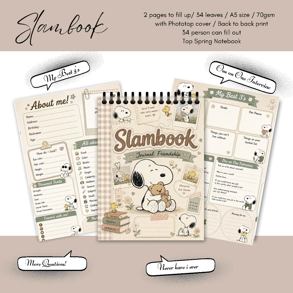 Shop slambook for Sale on Shopee Philippines