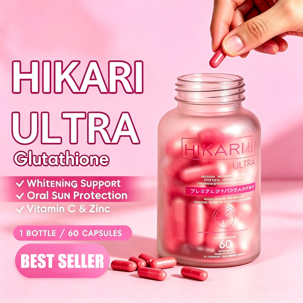 best oral glutathione supplement philippines FDA] HIKARI Brightening Beauty Sun Protection Whitening 60 Capsules Self-Injection Guide for B12 Fragrance Free Pack Size:3 Vials