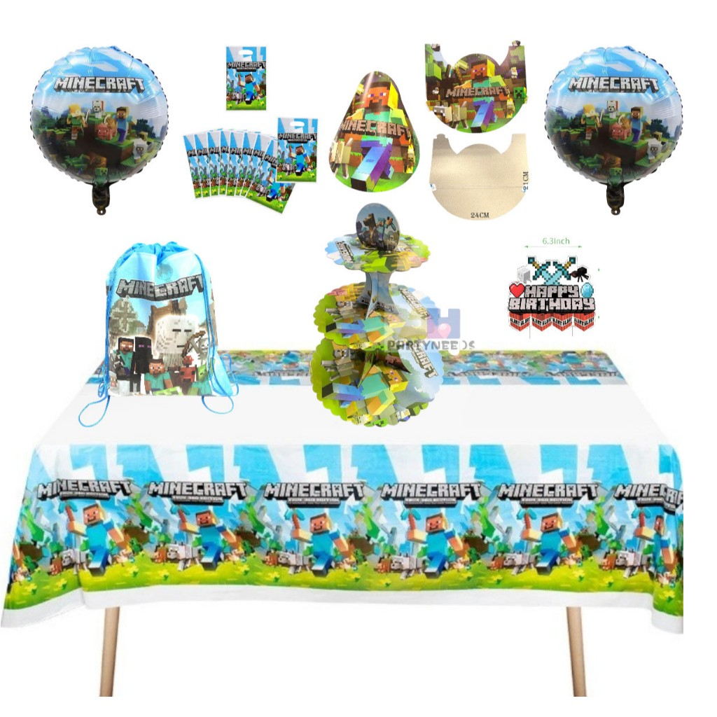Shop birthday background minecraft for Sale on Shopee Philippines