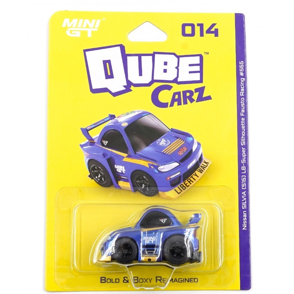 Mini GT Qube Carz Nissan SILVIA S15 LB-Super Silhouette Fausto Racing ...
