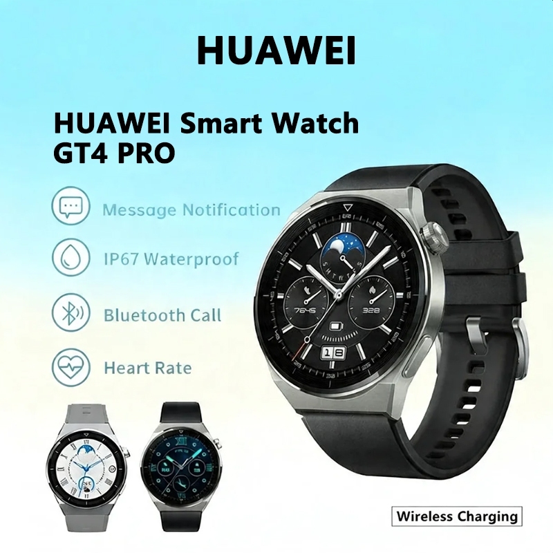 HUAWEI GT4 Pro Smart Watch Waterproof Fitness Tracker Full Touch ...