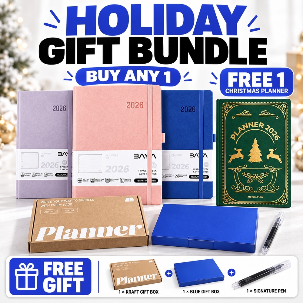 [Buy 1 Get 1] BAYA A5 2026 Planner Notebook Organizer | Buy 1 Get 1 ...