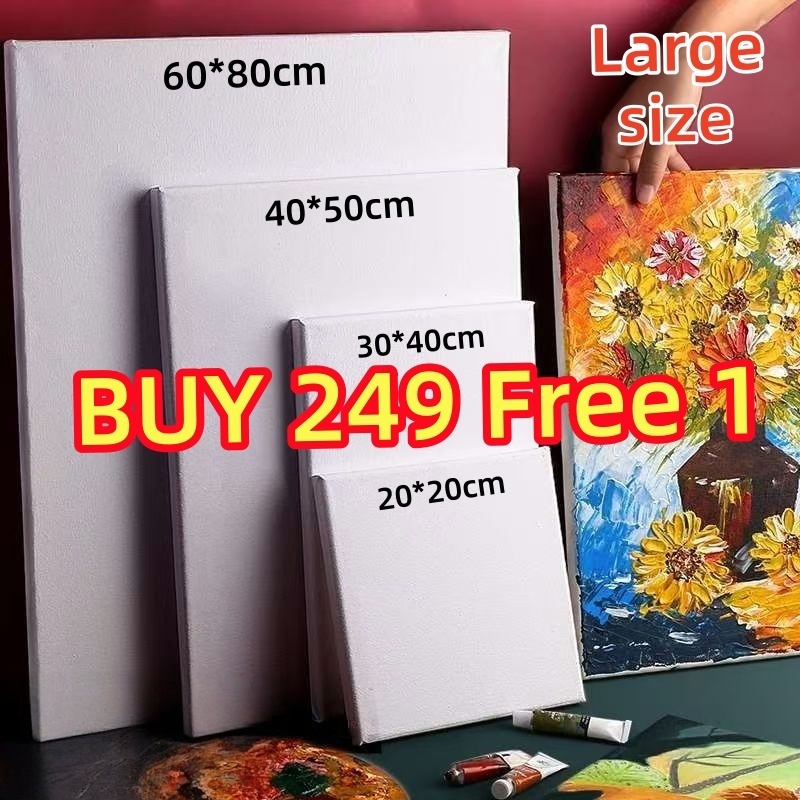 Canvas Board Painting Plain Cotton Painting Canvas Panels for Acrylic ...