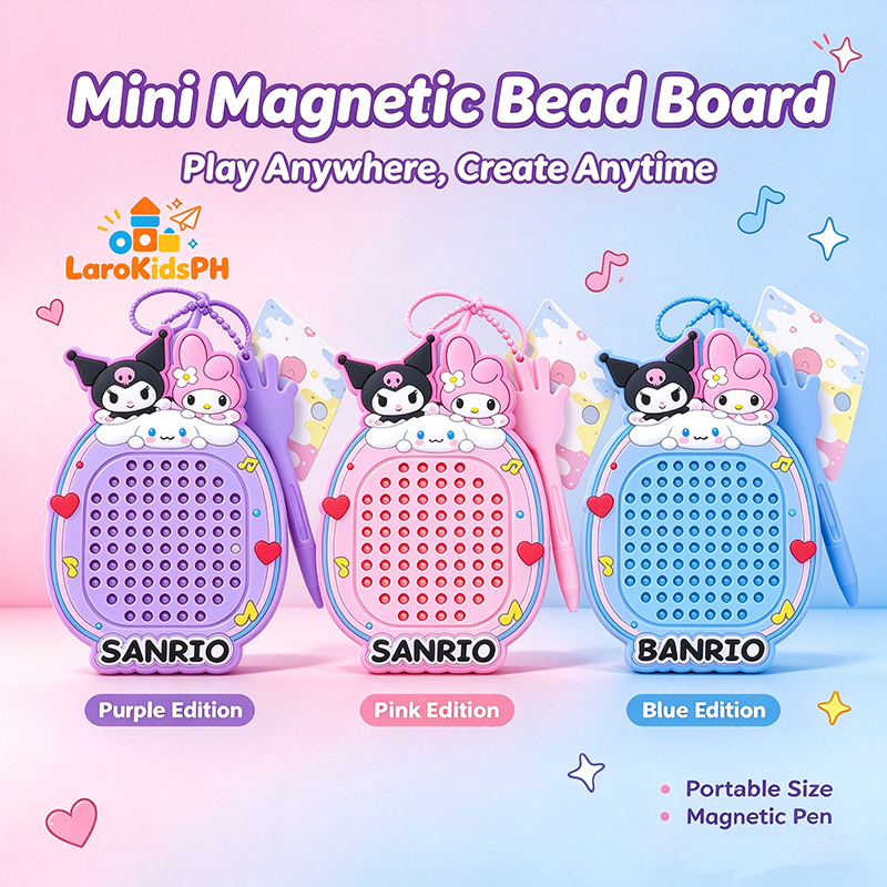 Mini Magnetic Bead Drawing Board Portable Travel Toy Magnetic Pen DIY ...