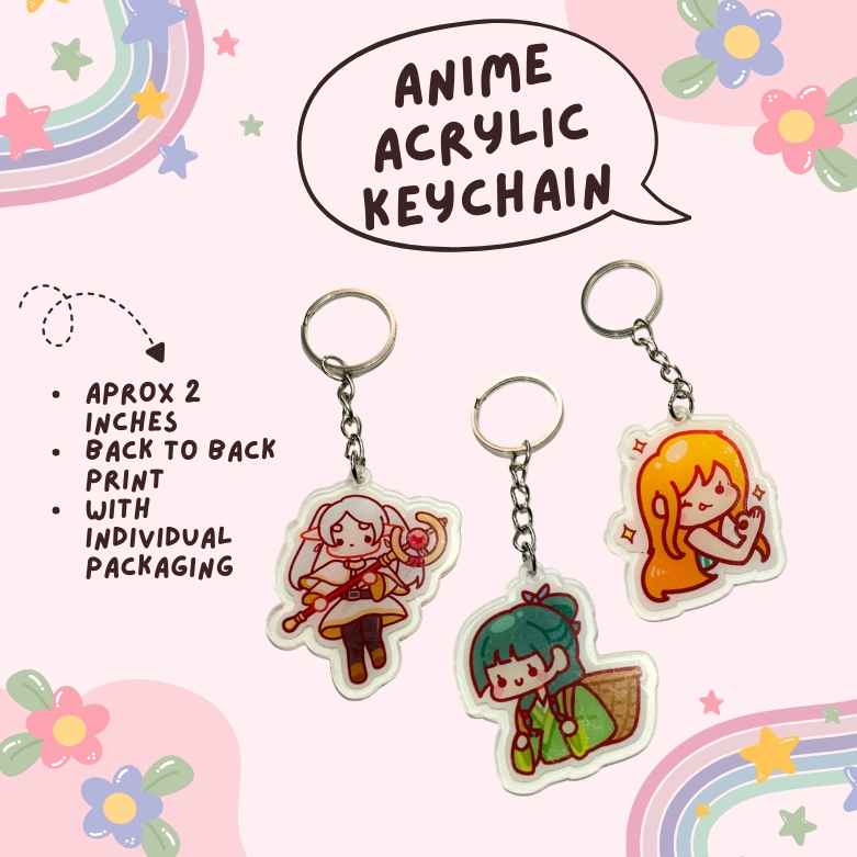 Acrylic Keychain | Chibi Anime | Original Design | Shopee Philippines
