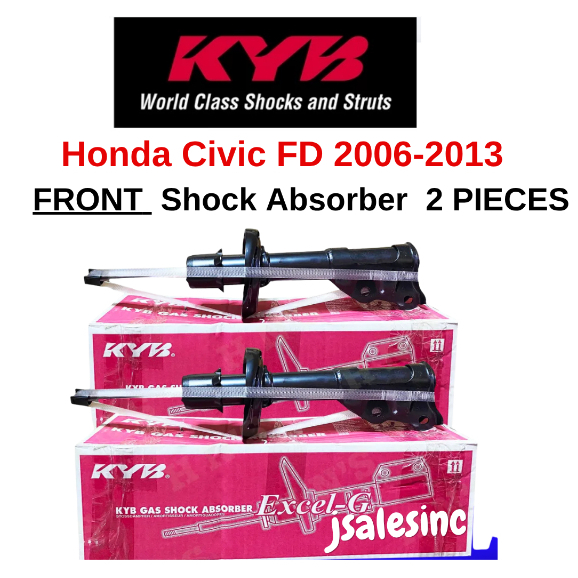 Honda Civic FD 2006-2013 FRONT Shock Absorber KYB Brand 339074/339075 ...