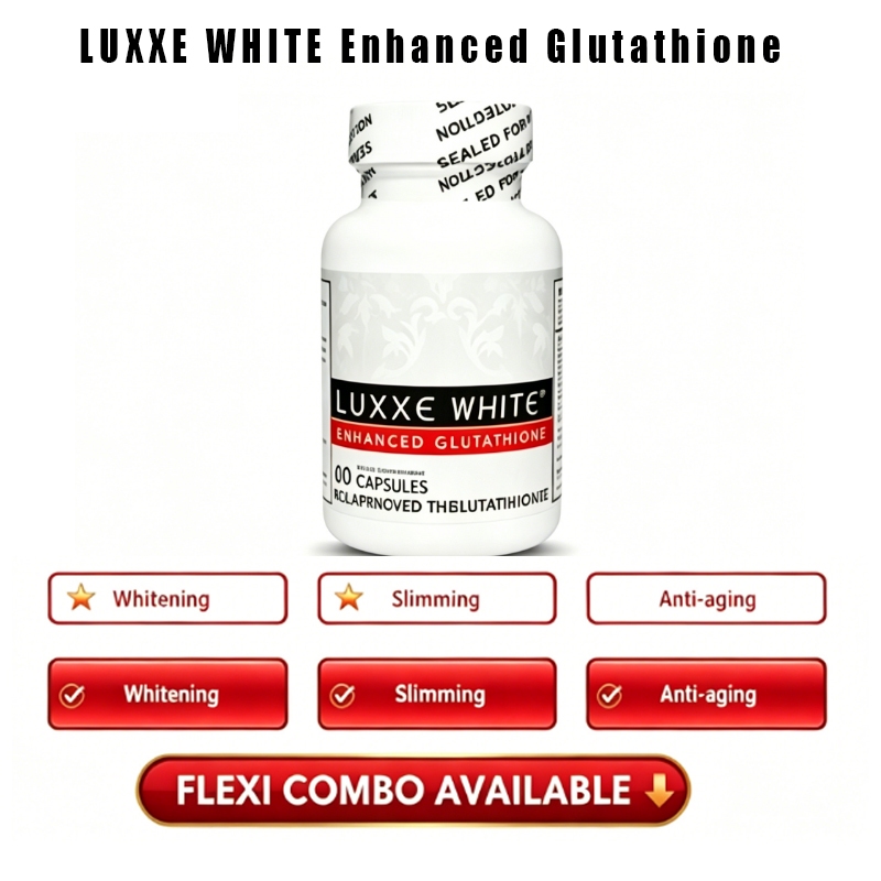 Luxxe White Enhanced Glutathione: Whitens Skin, Fights Aging & Prevents  Pimples 60 Capsules | Shopee Philippines