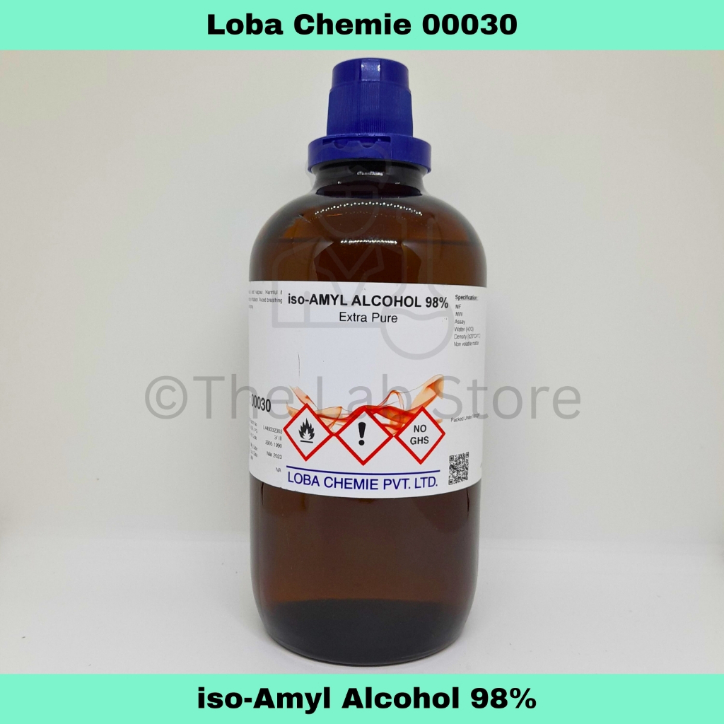LOBA CHEMIE Isoamyl Alcohol 1L AR Laboratory Analytical Reagent Extra ...
