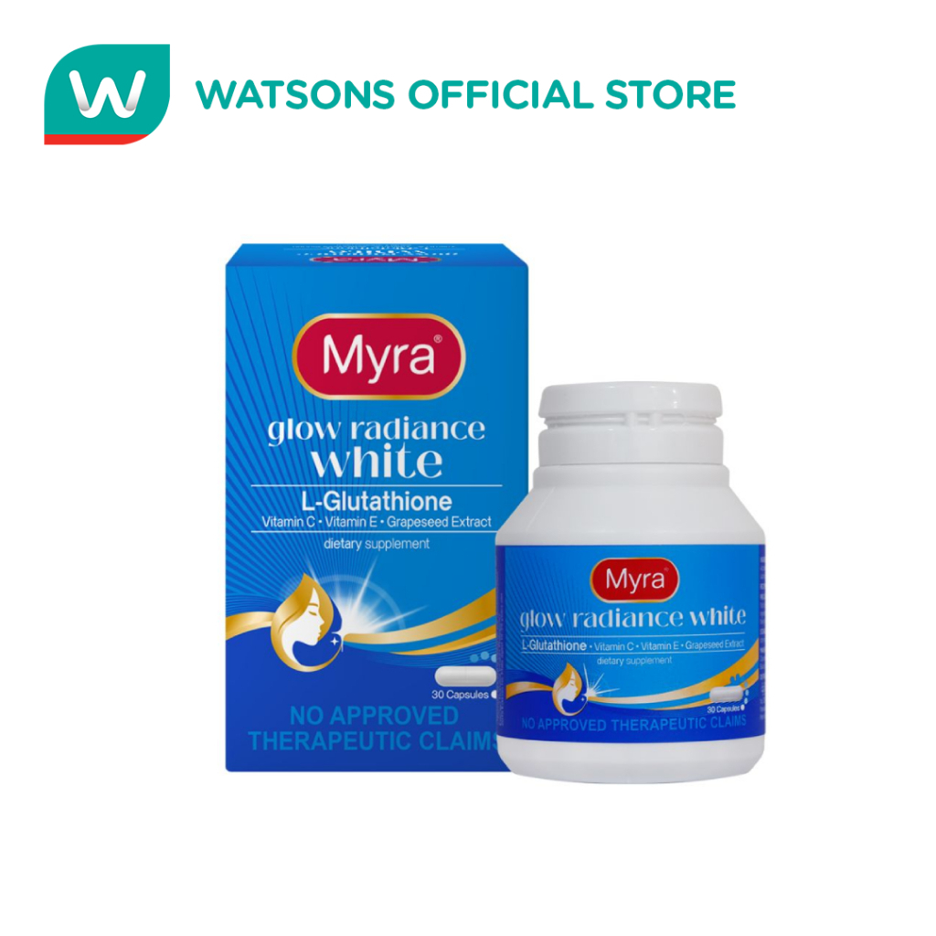 myra glutathione SALE] MYRA Glow Radiance White Bottle 30 Capsules
