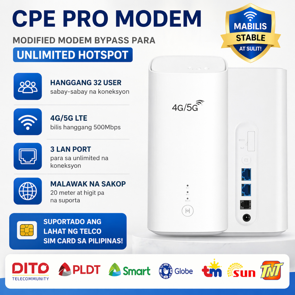 NEW 2026 WiFi Router Sim Card Modem 5G CPE Pro 5 Original LTE Cat12 Up ...