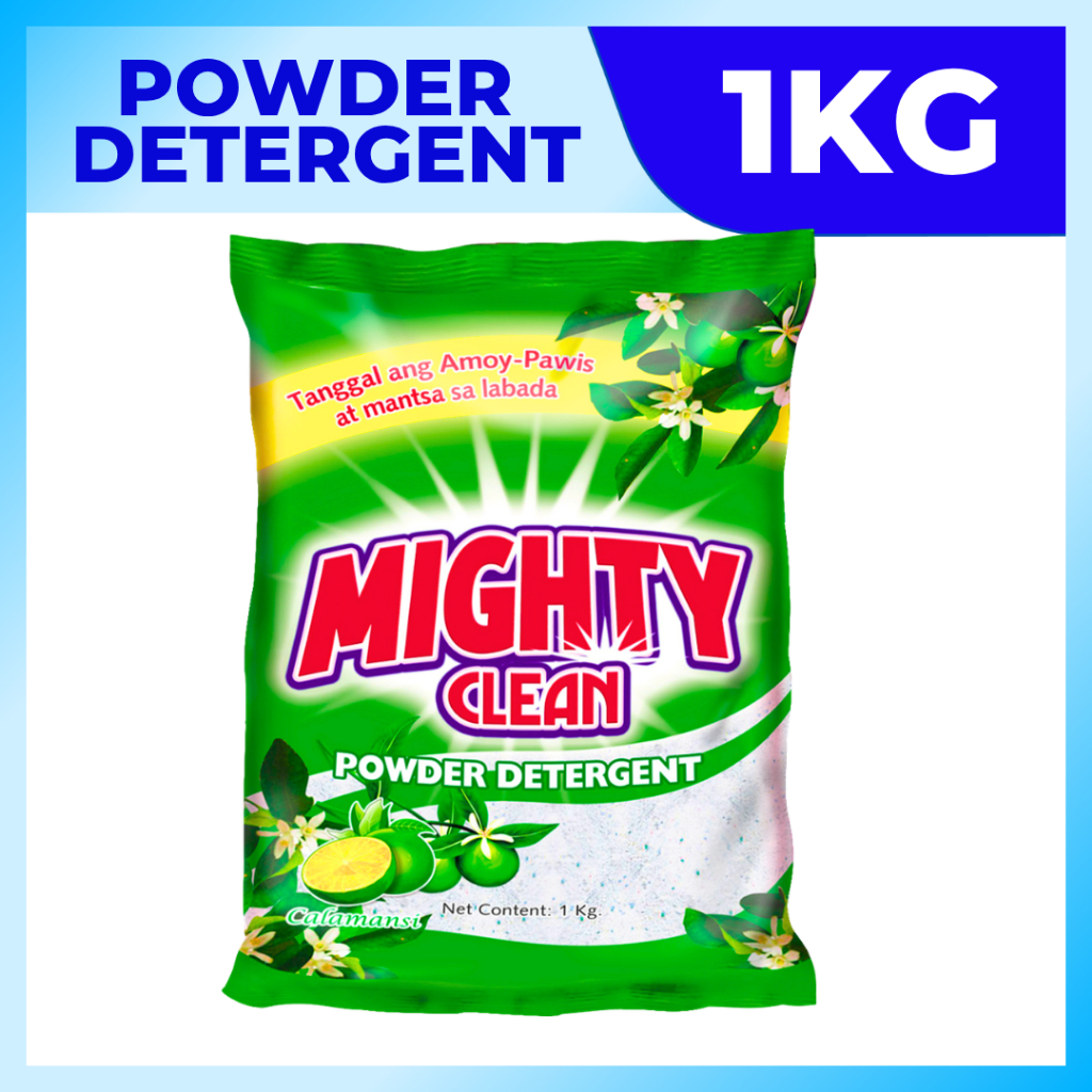 Mighty Clean Detergent Powder Calamansi - Powder (Green) 1 Kilo ...