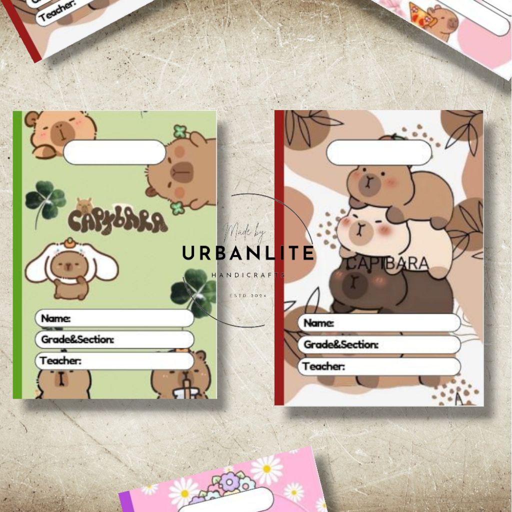 1-PC CAPY BARA STUDENT NOTEBOOK FOR GRADE 1 2 3 4 5 6 KINDER / WRITING ...