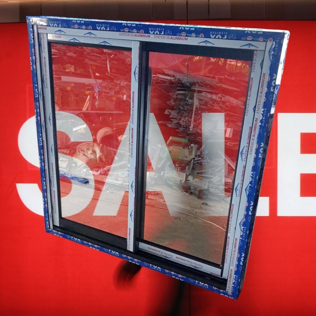 H110cm x W120cm Sliding Window w/ Free Screen | Shopee Philippines