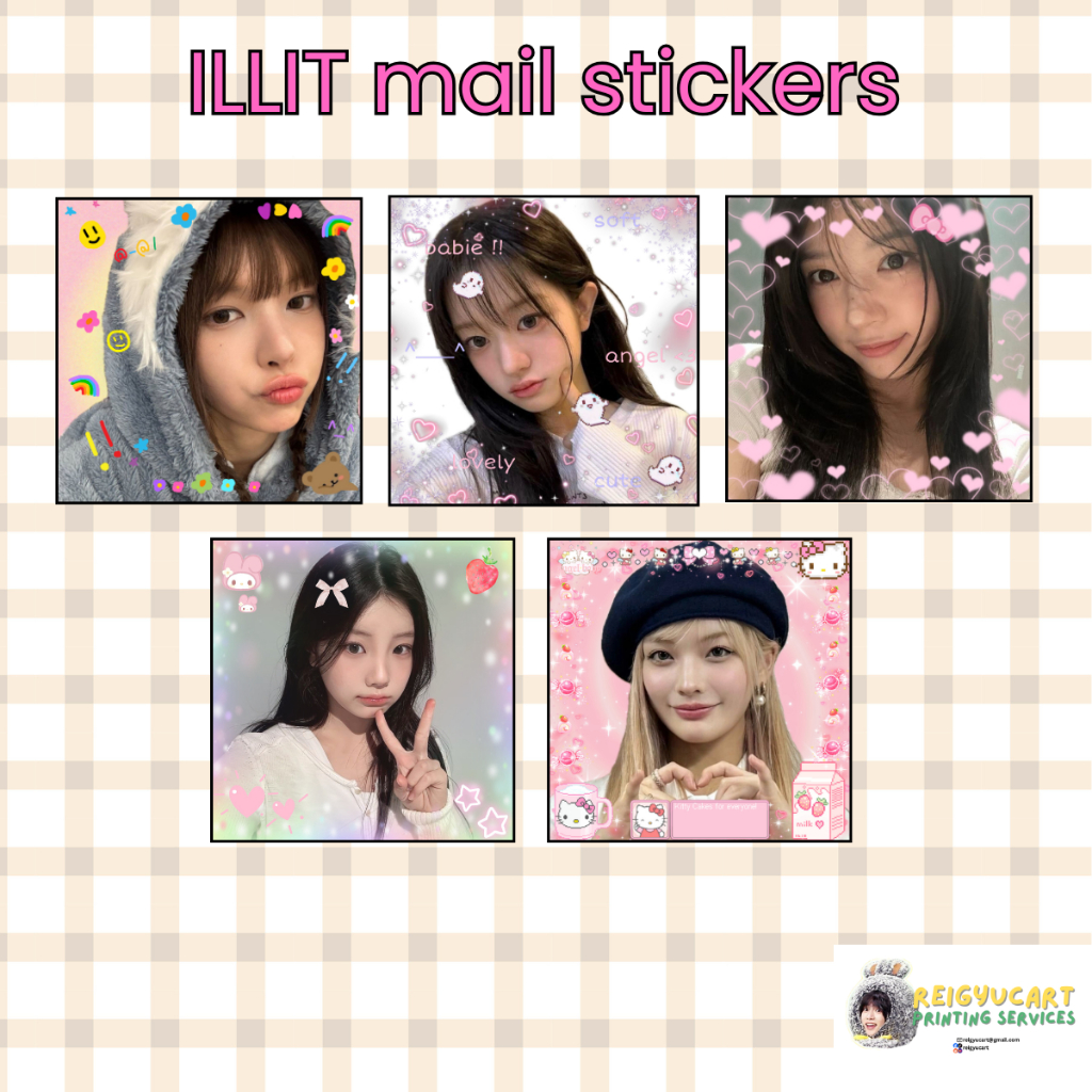 ILLIT Kpop Happy Mail Stickers (35 pcs per order) | Shopee Philippines