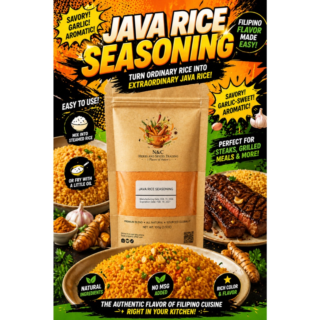 Java Rice Powder Seasoning 100grams, 250grams, 500grams, 1kilogram ...