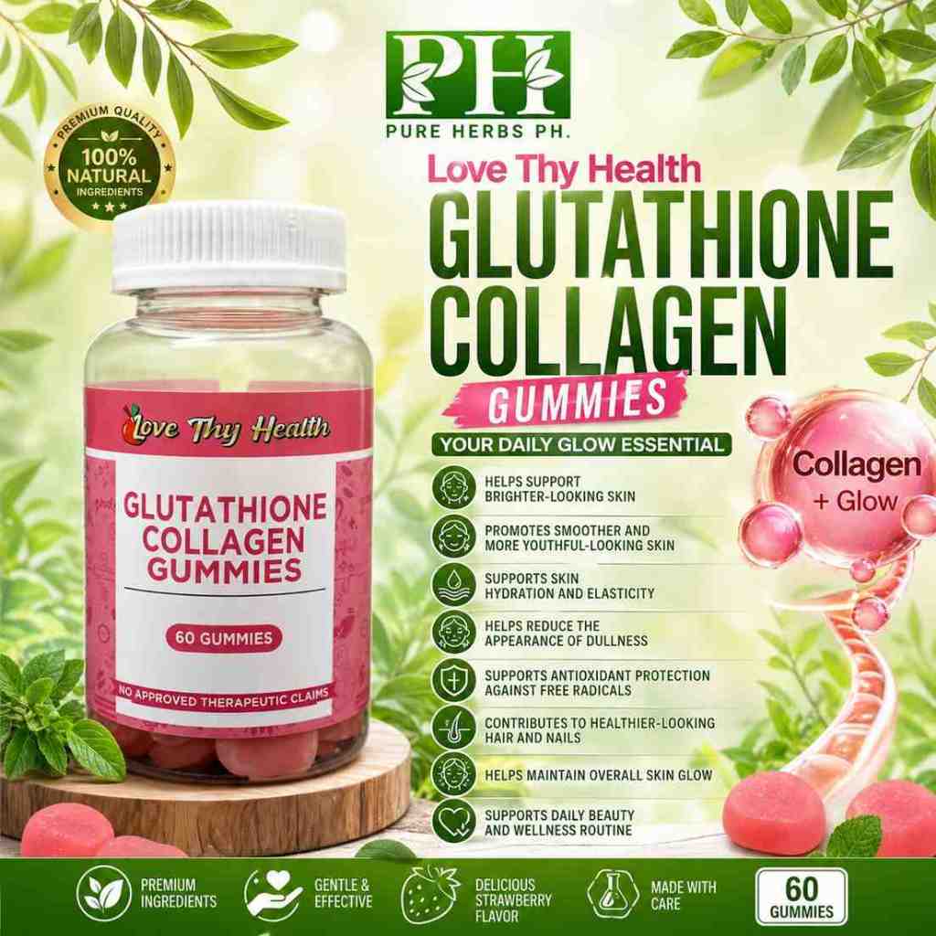 love thy health collagen and glutathione Musthaves Bestseller & Gummies 60 Gummies for 30 Days 1000mg per serving Lollipop with vitamin C