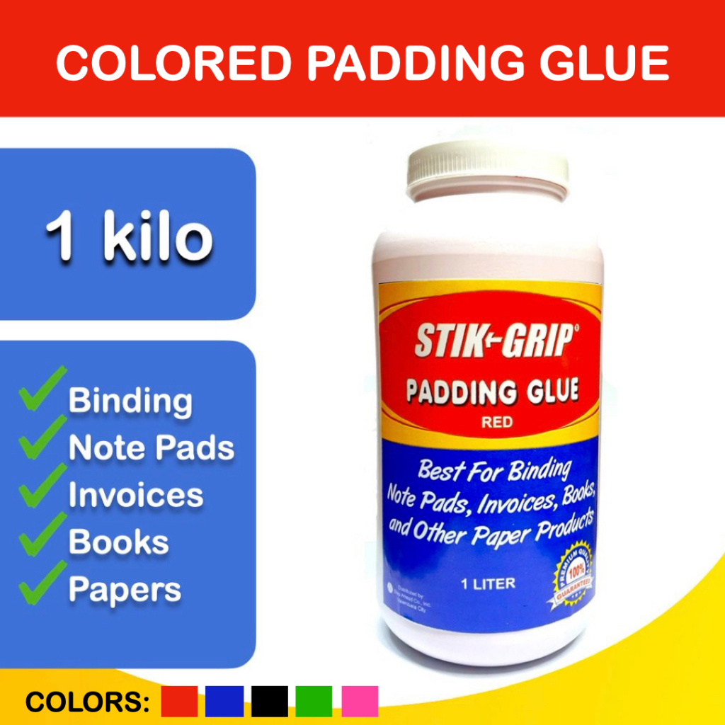 Red / Colored Padding Glue 1000g - Stik Grip | Shopee Philippines