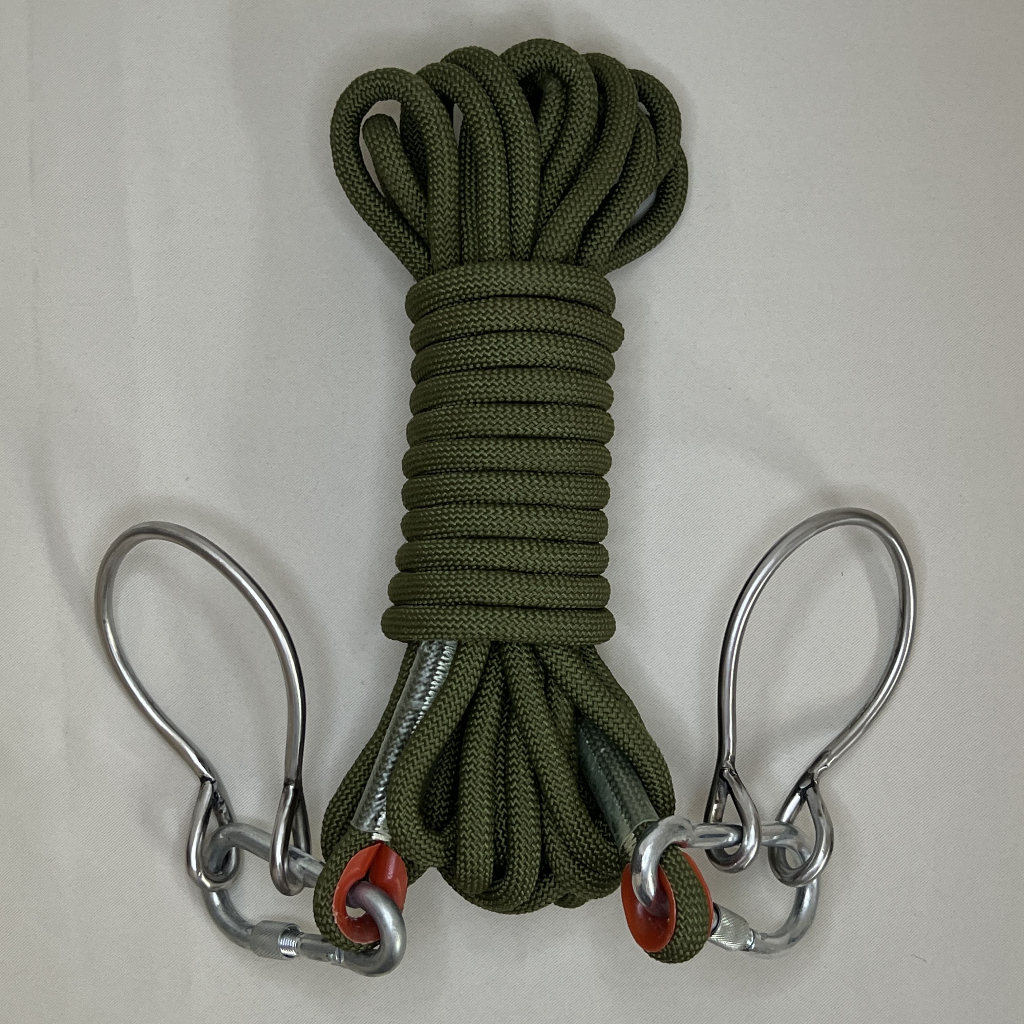 (10 METERS) 10mm thickness Static Heavy duty Utility Rope Safety Rope ...
