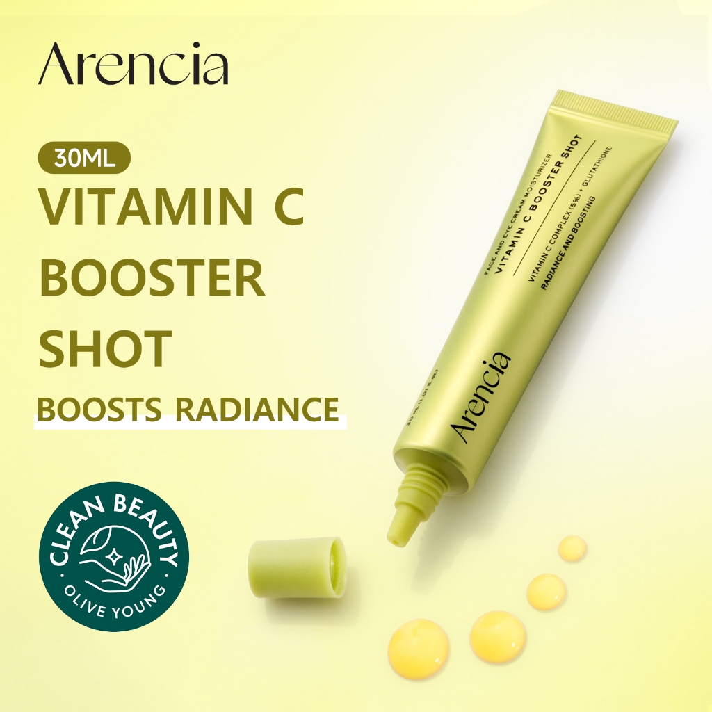 Arencia Vitamin C Booster Shot 30ml Brightening Serum for Underarm Elbow  Whitening Dark Spot Tone-Up