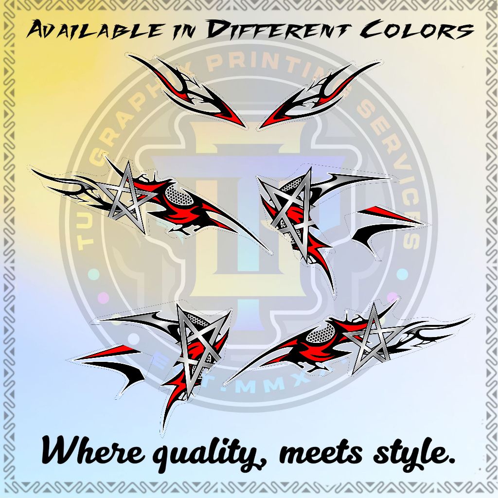 HONDA CLICK V3 TRIVALY STAR DECALS STICKER - TRANSPARENT | Shopee ...