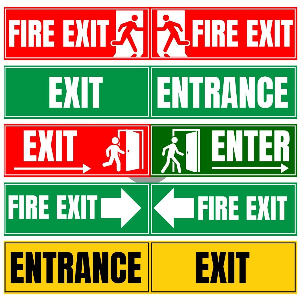 Shop entrance exit signage for Sale on Shopee Philippines