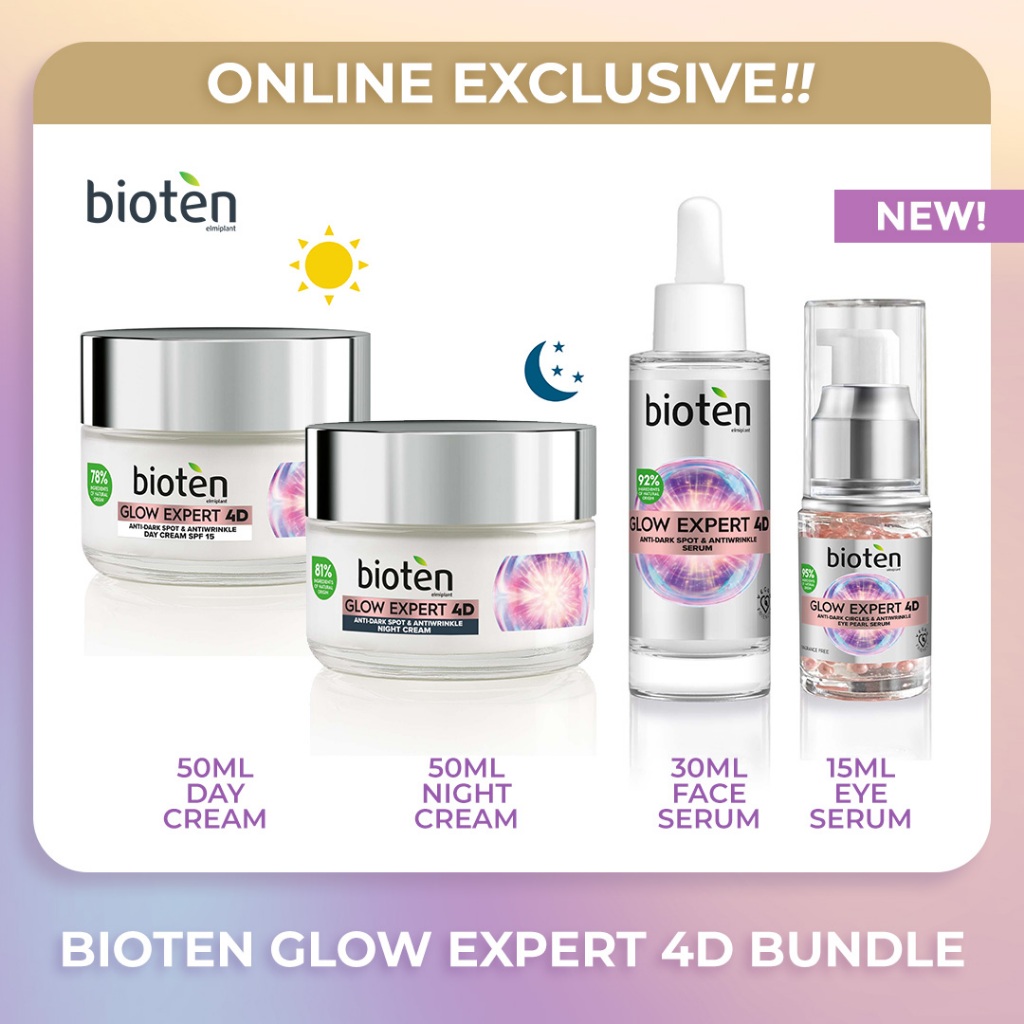 COD] Bioten Bundles: Glow Expert 4D Set | Bioten Face Ser 30ml