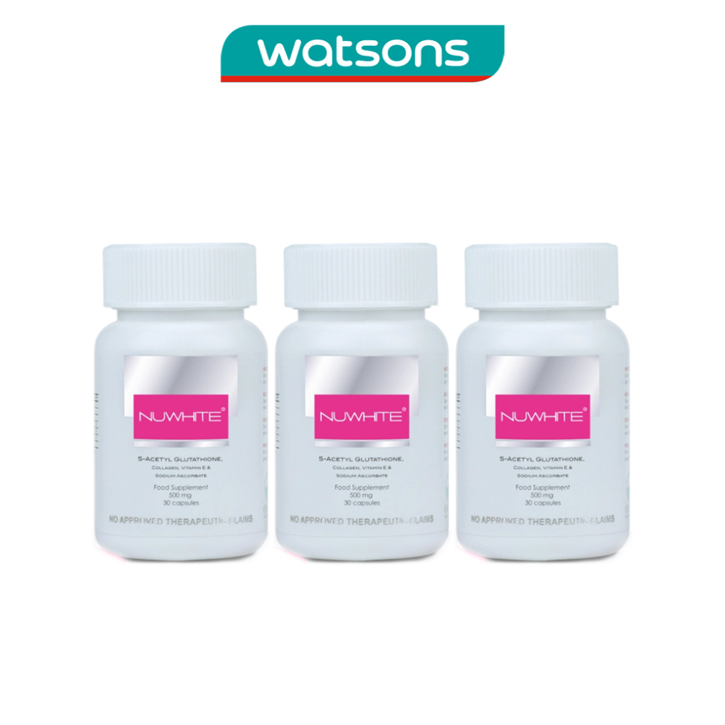 Nuwhite S-Acetyl Glutathione - 200mg of S-Acetyl Glutathione (30 capsules)  | Shopee Philippines