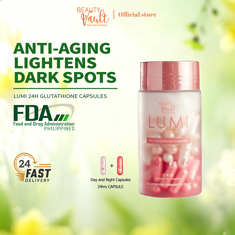 beauty vault lumi glutathione fda approved 24H Capsule  My Care Kits Beauty Vault LUMI 24H Glutathione