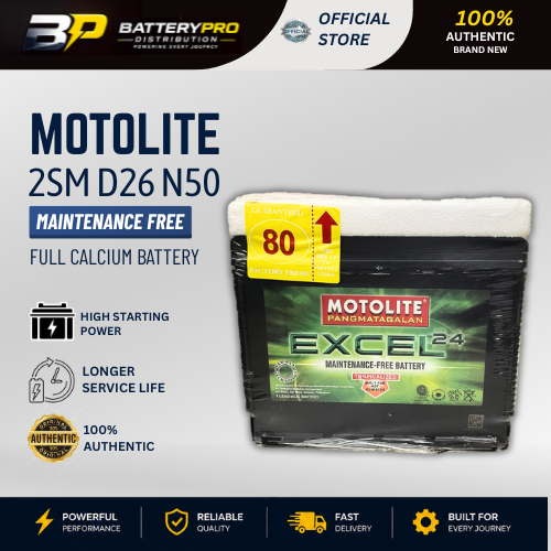 Motolite Battery 2SM dependable power | Shopee PH