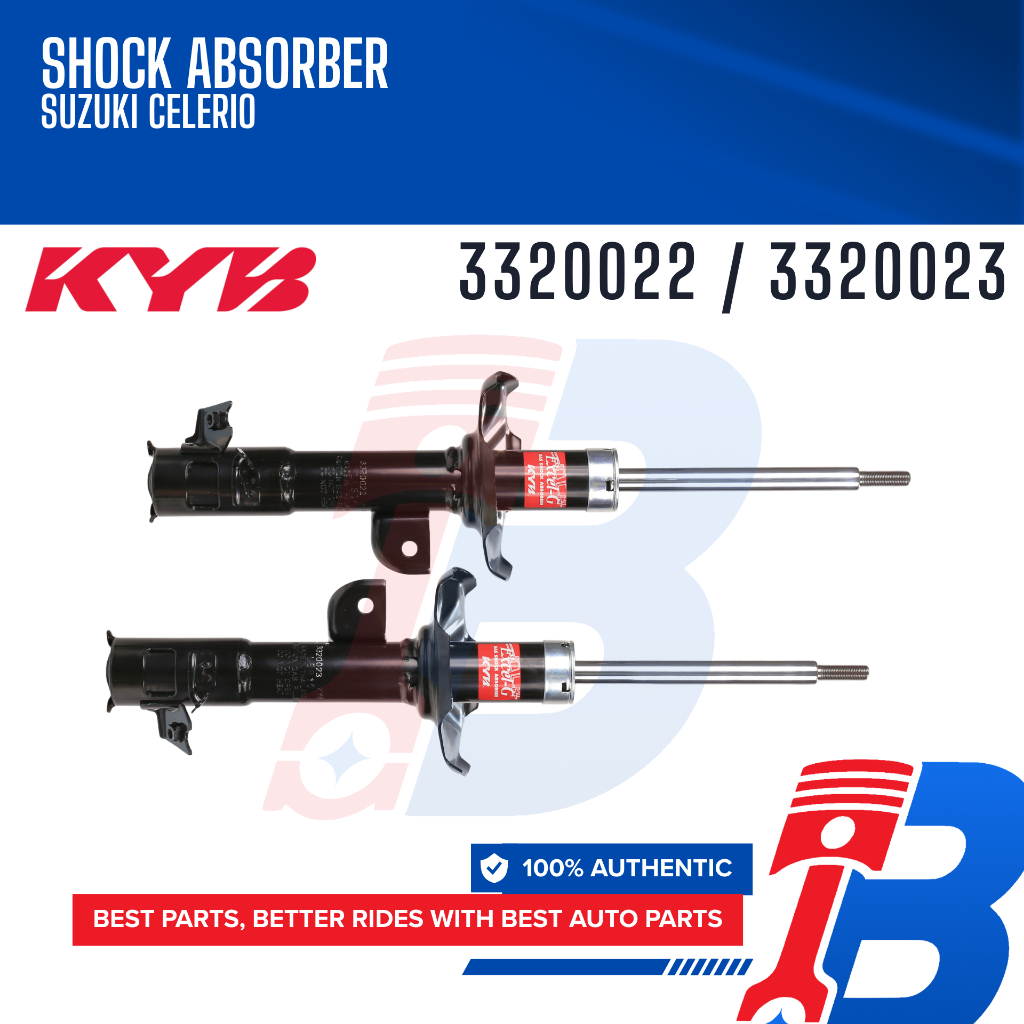 KYB (2pcs) Excel-G Shock Absorber for Suzuki Celerio 2015 - 2018 ...