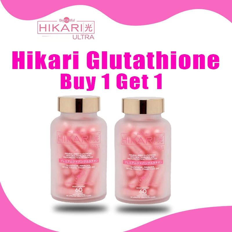 hikari glutathione capsule Buy 1 Take 1 Hikari Ultra Glutathione | Japan Formula, Skin Brightening &  Sun Protection 60 Capsules