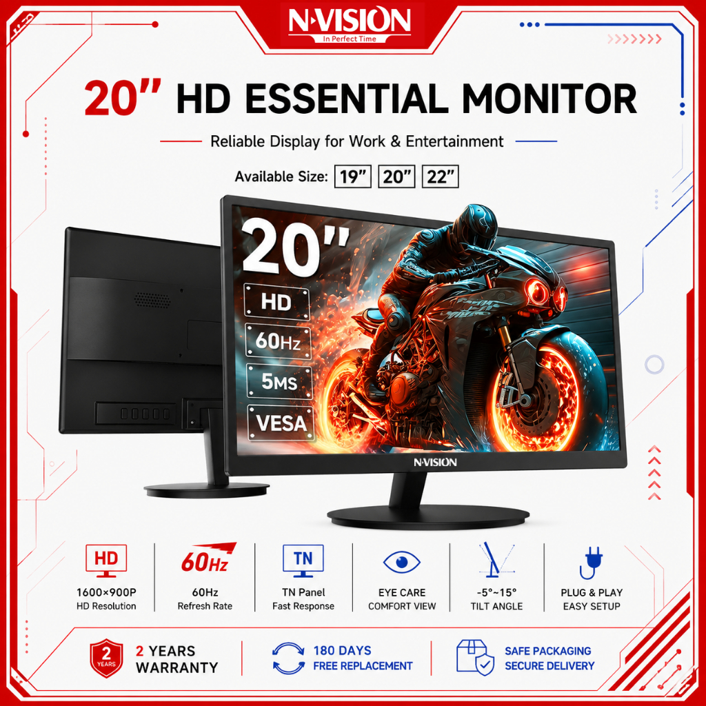 Nvision Monitor for Gaming & Work | Shopee Philippines