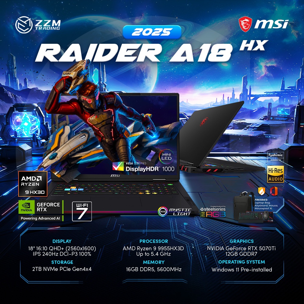MSI Raider A18 HX 2026 18