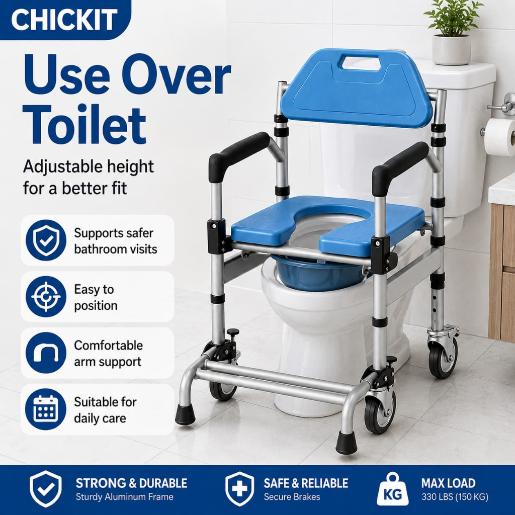 Shop commode chair with wheels for Sale on Shopee Philippines