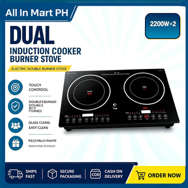 Touch Screen Embedded Induction Cooker Double Burner 4400W Energy ...