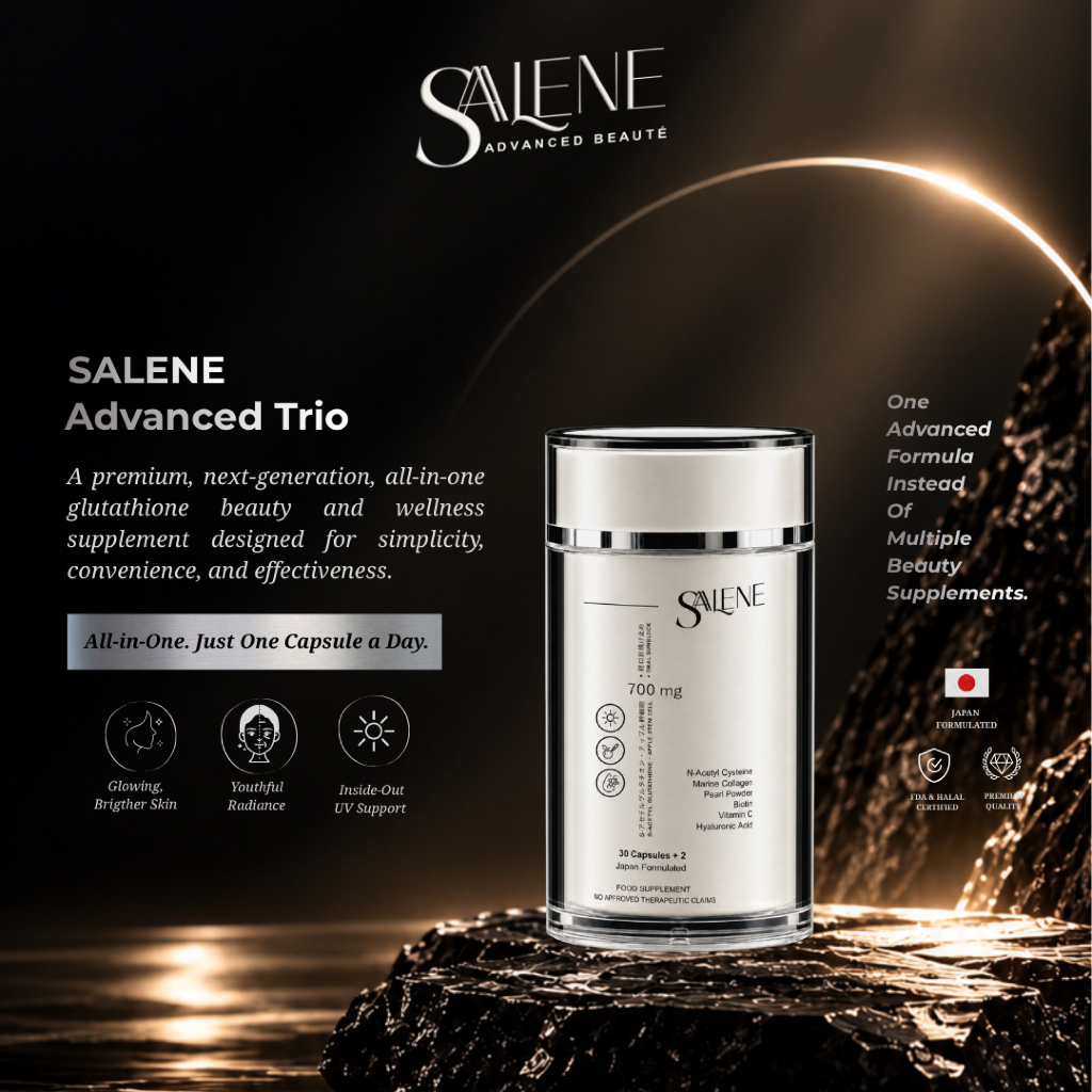 SALENE Advanced Trio 700mg | S-Acetyl Glutathione, Apple Stem Cell ...