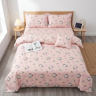Hello Kitty Mini Full Garter 3 in 1 Bedsheet Premium Canadian Cotton ...